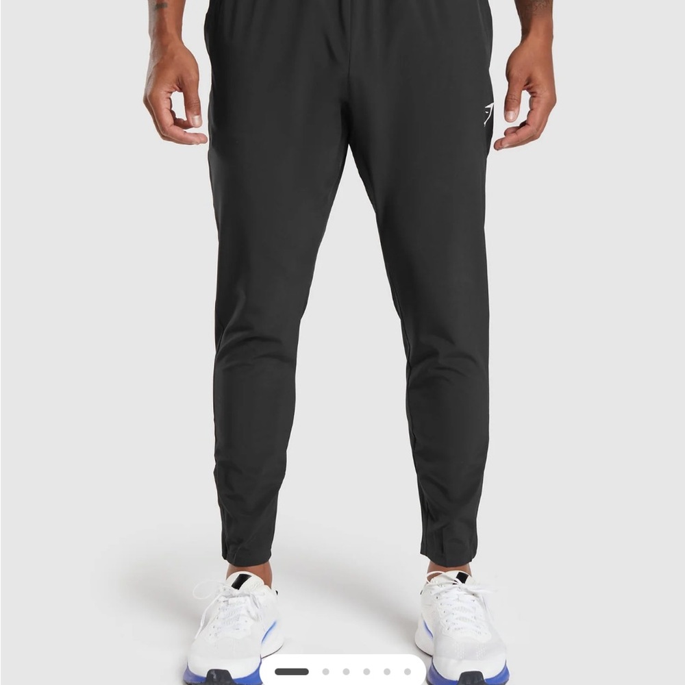 Gymshark Black Men's Training Joggers with Logo